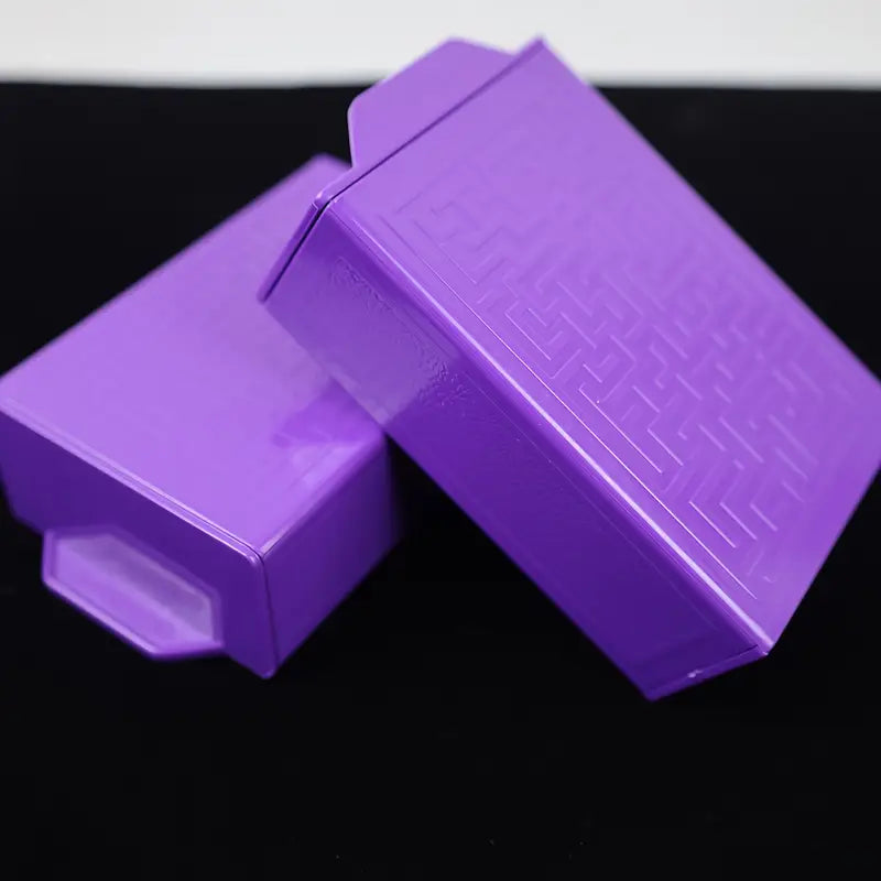 Push-Pull Zauberbox mit verstecktem Fach – Lila Kunststoff