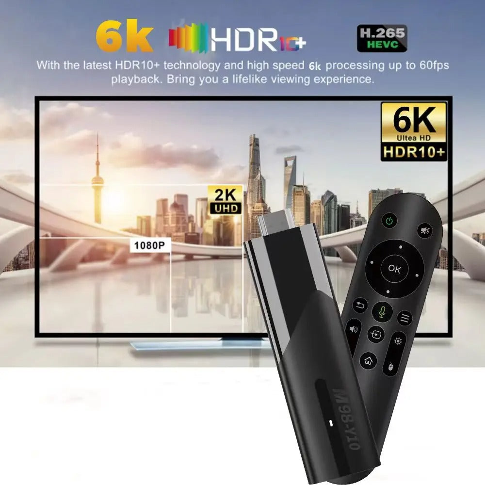 4K Y10 Android TV Stick M98 2GB/16GB