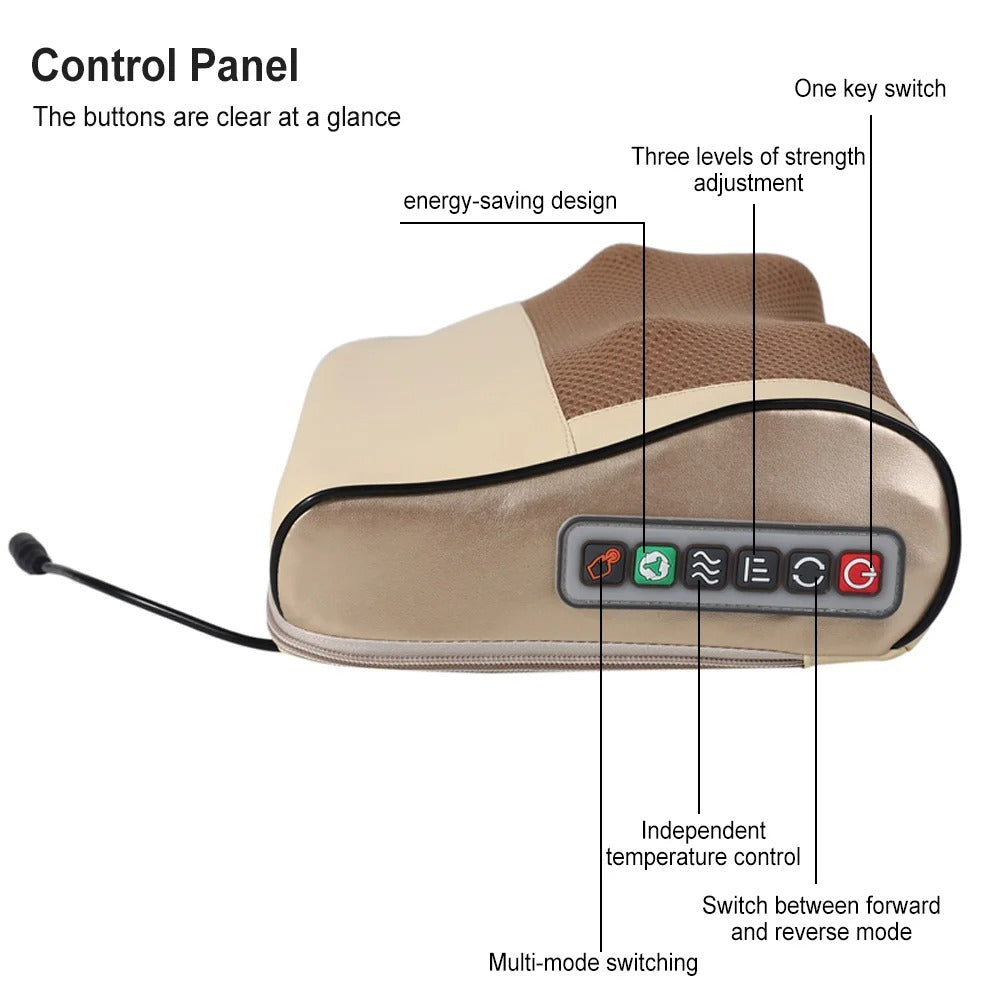 Elektrisches Massage Kissen für Hals & Schulter mit Heizung