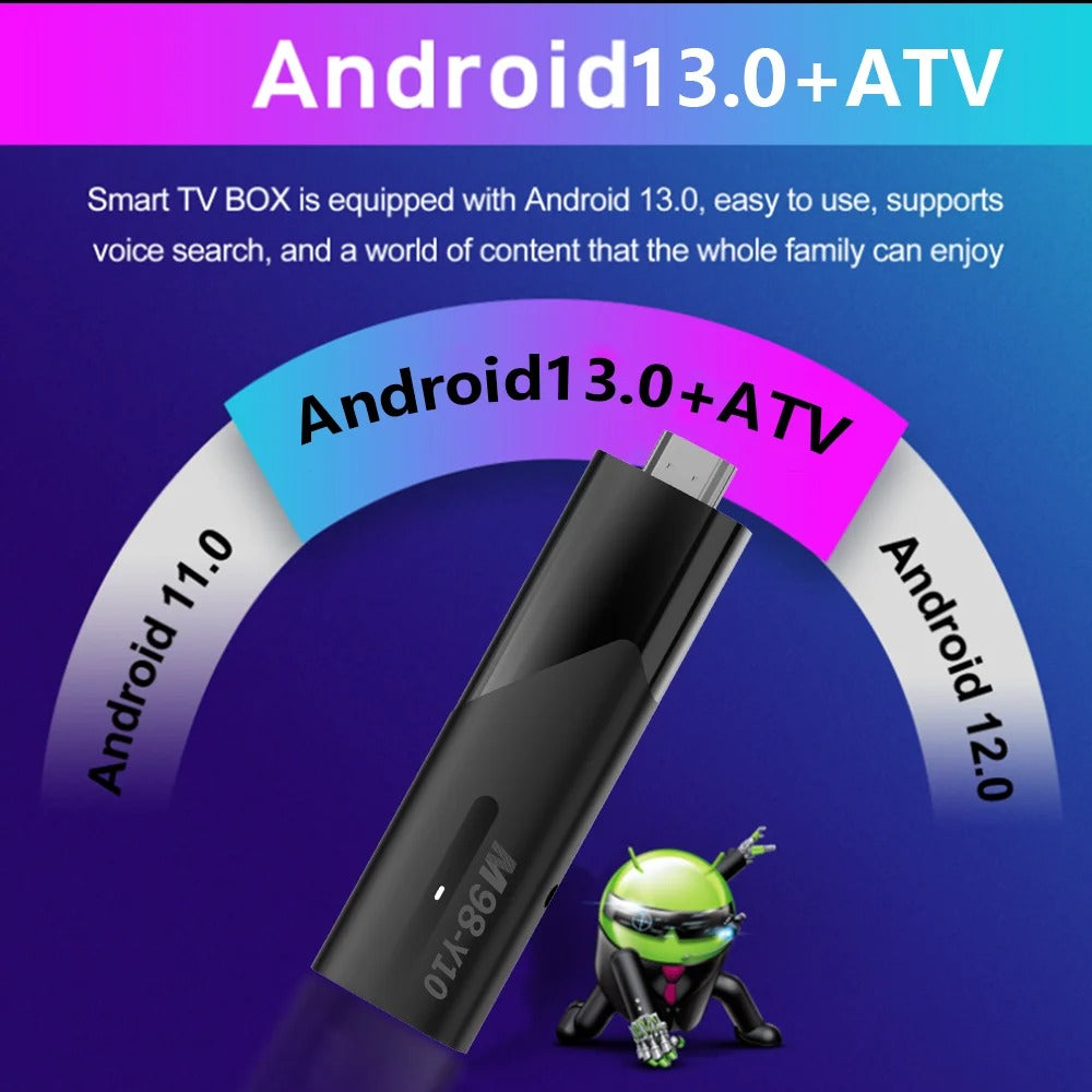 4K Y10 Android TV Stick M98 2GB/16GB