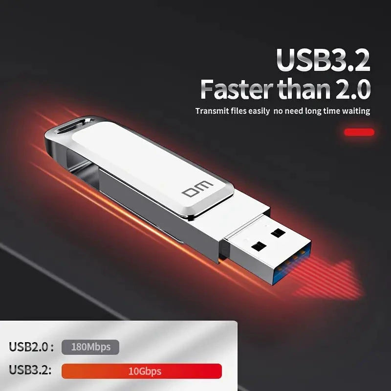 DM DM PD168 Dual-Port Typ-C USB 3.2 Flash-Laufwerk 32GB Elektroniktrade Switzerland