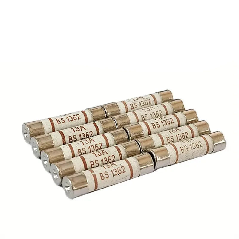 240V Haushalt Keramikrohr Netzstecker Sicherungen 6,3x25mm