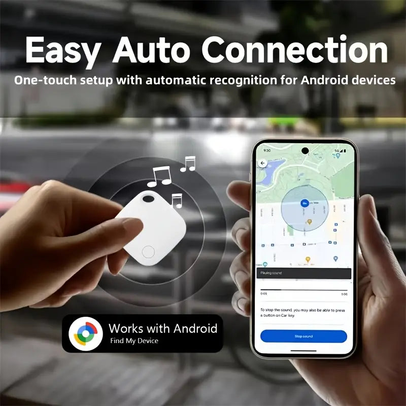 4er/ 1er Set Smart Tracker für Android - Google Zertifizierter Schlüsselsucher & Locator