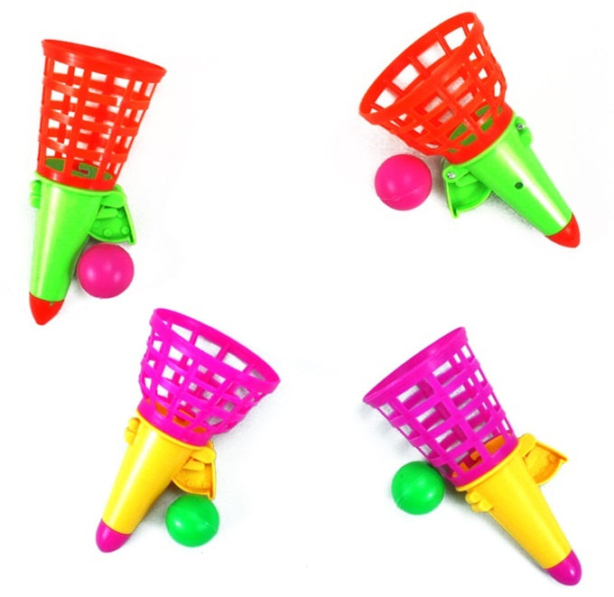 Fangballspiel Fangbecher 4-fach sortiert ca 14,5 cm