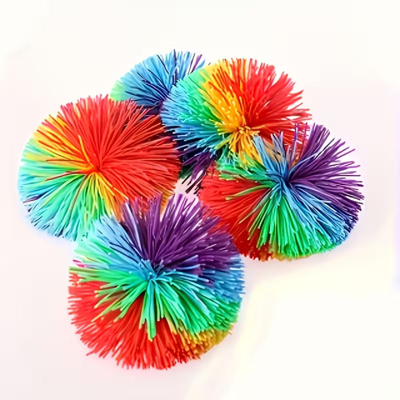 Sensorisches Spielset – Bunte Kush Ball & Soft Bouncy Bälle
