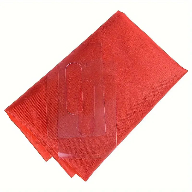 Rotes Tuch Durch Smartphone-Bildschirm-Illusion Zaubertrick