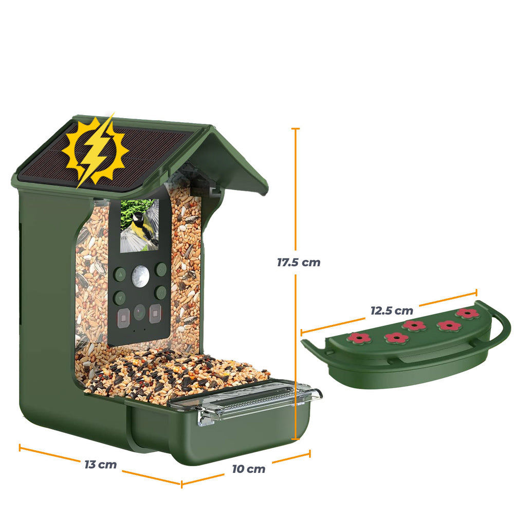 Easypix EASYPIX Vogelfutterhaus -BirdyCam- mit HD-Kamera, Solar-Panel und Akku Elektroniktrade Switzerland