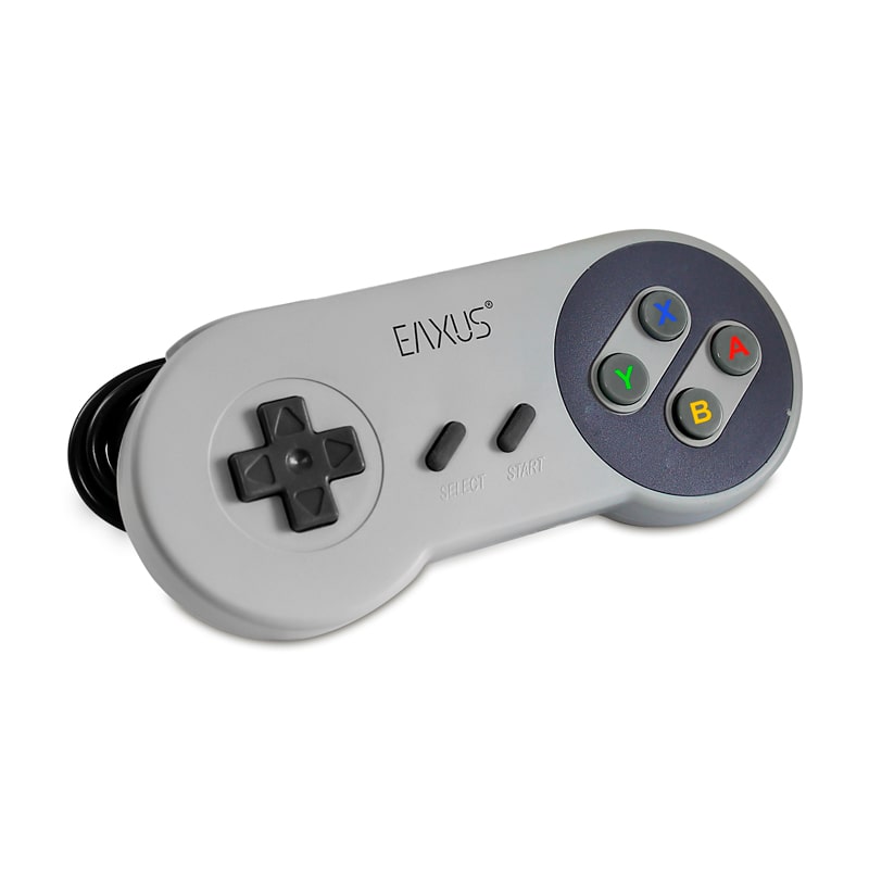 Eaxus USB Gaming Controller im SNES Super Nintendo Design 1,40 m Kabel elektroniktrade Switzerland