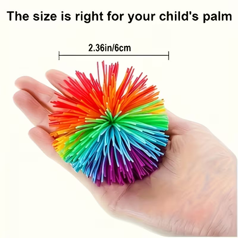 Sensorisches Spielset – Bunte Kush Ball & Soft Bouncy Bälle