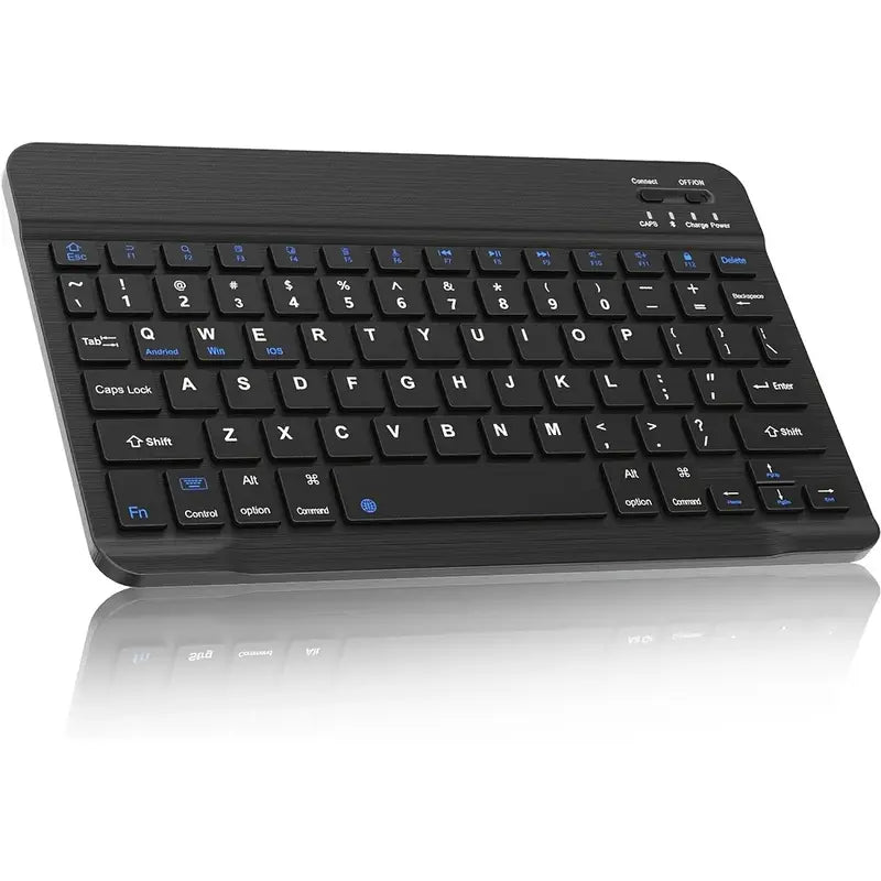 SlimKeys Mini 10-Zoll Kabellose Bluetooth Tastatur mit Akku 25.4cm