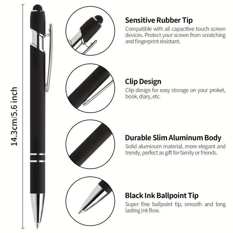 Elektroniktrade 10 Stück Individuell Gravierte Personalisierte Stifte Mit Stylus Elektroniktrade Switzerland