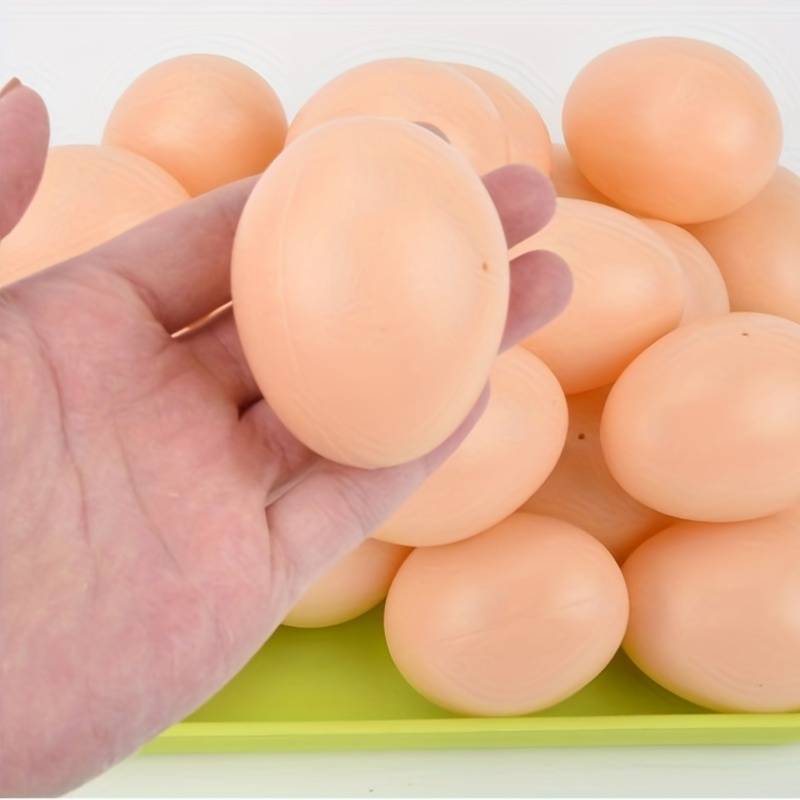 Elektroniktrade 10 Stücke Plastik Weiße Falsche Eier, Ostereier, Imitation Weiße Eier Elektroniktrade Switzerland