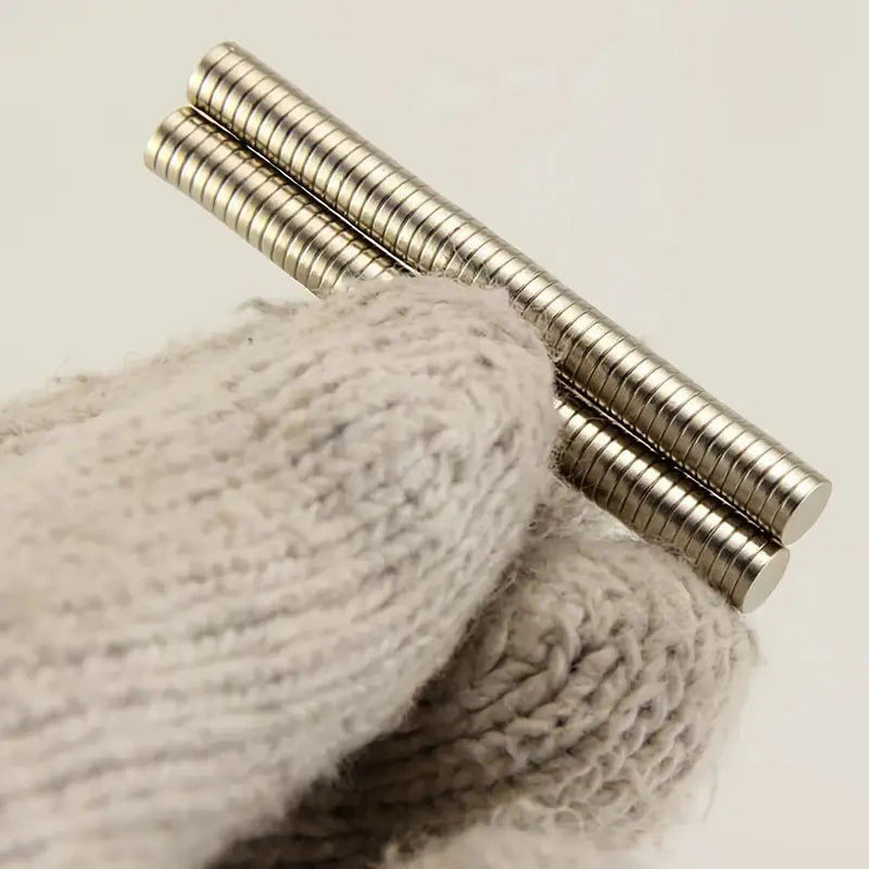 Elektroniktrade 100 Stück Magnet-Plättchen, 5x1mm Rund Elektroniktrade Switzerland