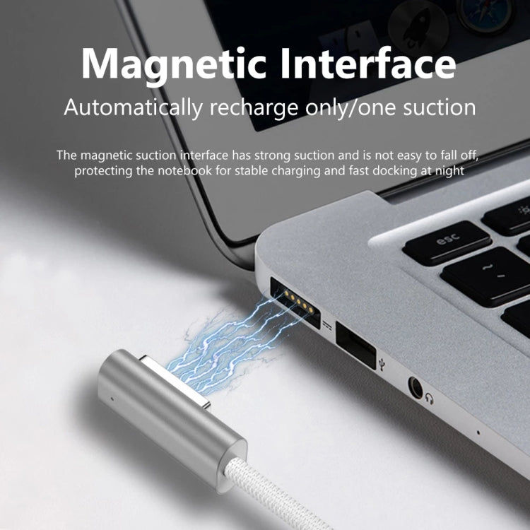 Elektroniktrade 100 W 5-poliges MagSafe 1 (L-förmig) auf USB-C / Typ-C PD-Ladekabel, Kabellänge: 1,8 m Elektroniktrade Switzerland