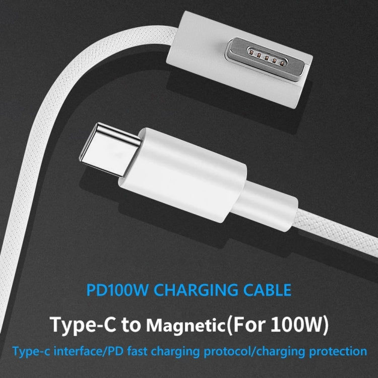 Elektroniktrade 100 W 5-poliges MagSafe 1 (L-förmig) auf USB-C / Typ-C PD-Ladekabel, Kabellänge: 1,8 m Elektroniktrade Switzerland