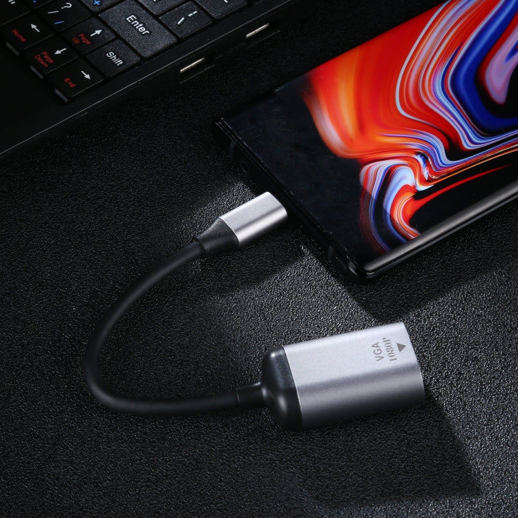 Elektroniktrade 1080P VGA-Buchse an Typ-C / USB-C-Stecker Verbindungsadapterkabel elektroniktrade Switzerland