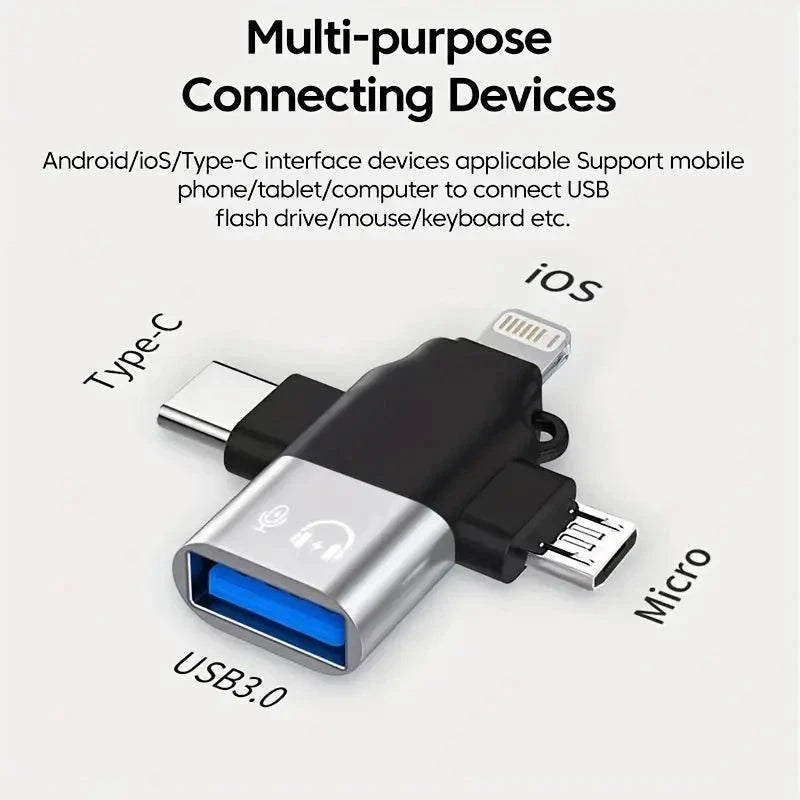 Elektroniktrade 2/3-in-1 OTG Adapter USB 3.0 Datenübertragungswandler elektroniktrade Switzerland