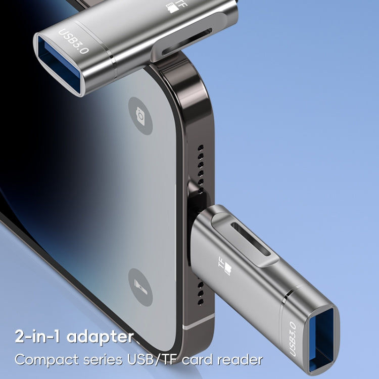 elektroniktrade 2-in-1-Adapter für Typ-C-auf-USB- und TF-Kartenleser, Type-C to USB and TF Card elektroniktrade Switzerland