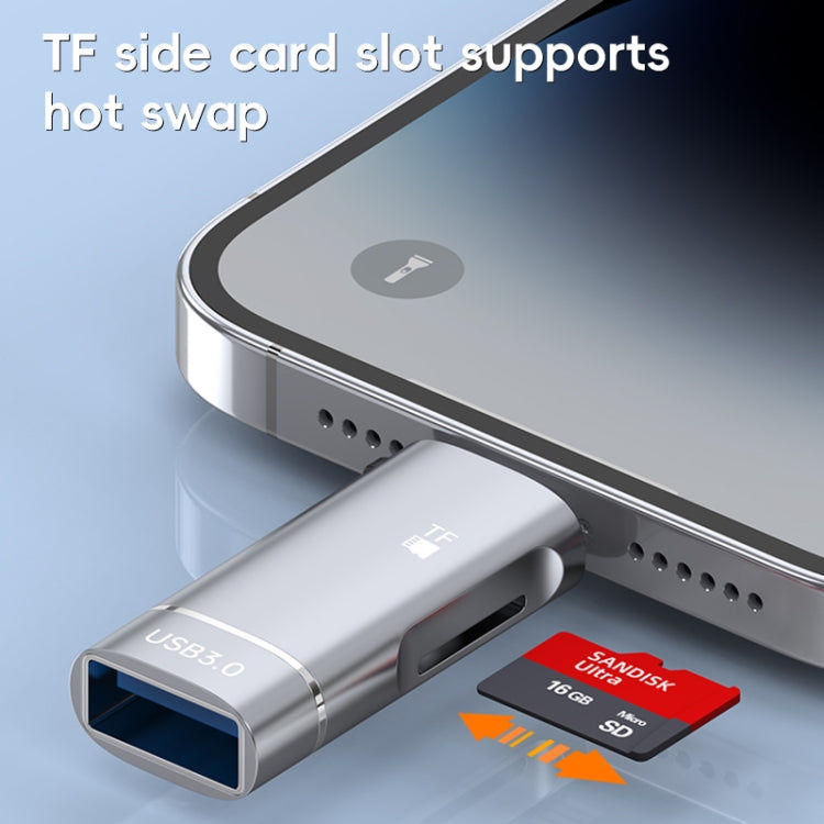 elektroniktrade 2-in-1-Adapter für Typ-C-auf-USB- und TF-Kartenleser, Type-C to USB and TF Card elektroniktrade Switzerland