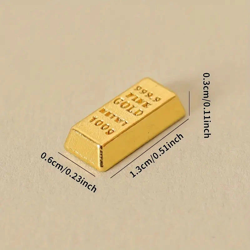 Elektroniktrade 20 Goldbaren, Metallkunstornamente ideal als Geschenk oder Dekoration Elektroniktrade Switzerland