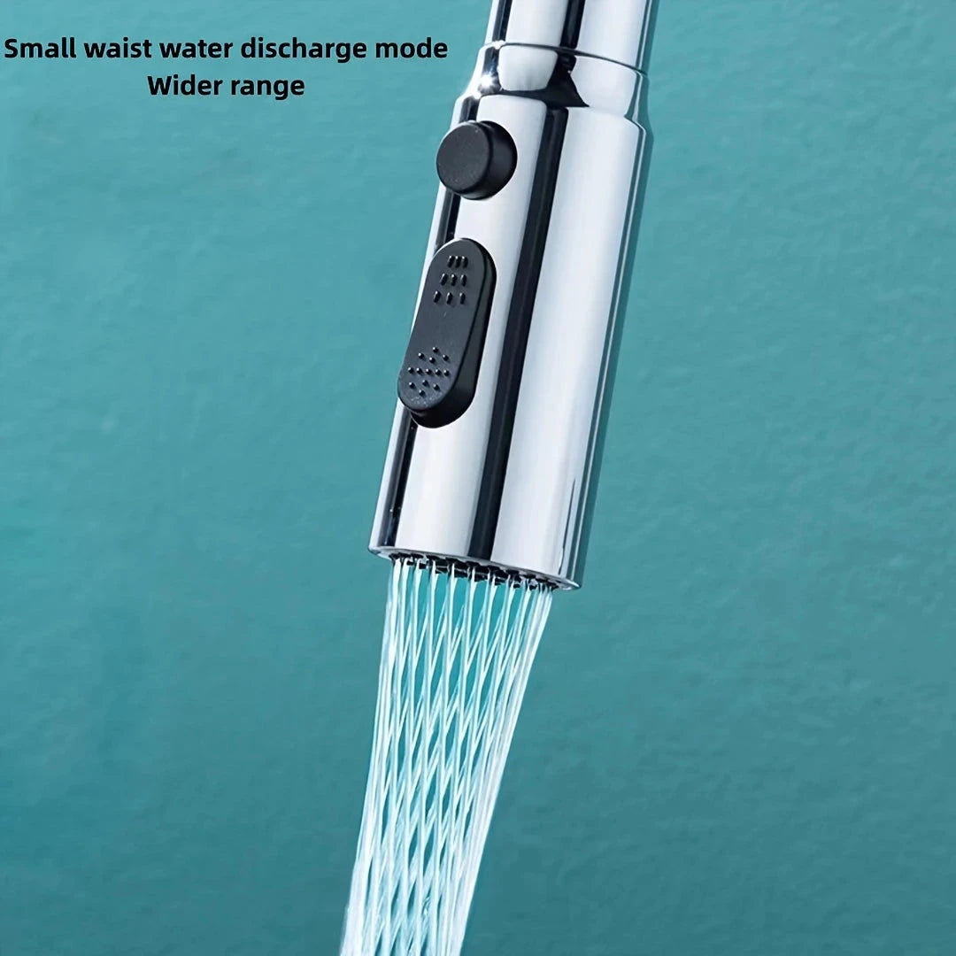 Elektroniktrade 360° drehbarer Wasserhahnbelüfter mit 3 Sprühmodi Silber Elektroniktrade Switzerland