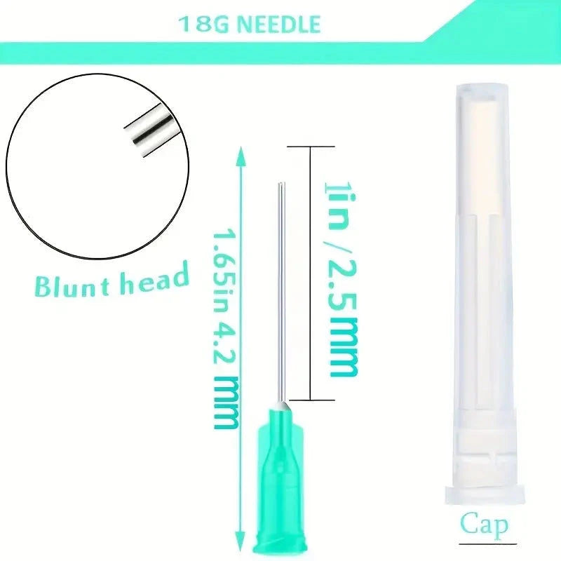 Elektroniktrade 5 Stück 10ml/cc Plastikspritze Mit Nadel 18g Elektroniktrade Switzerland