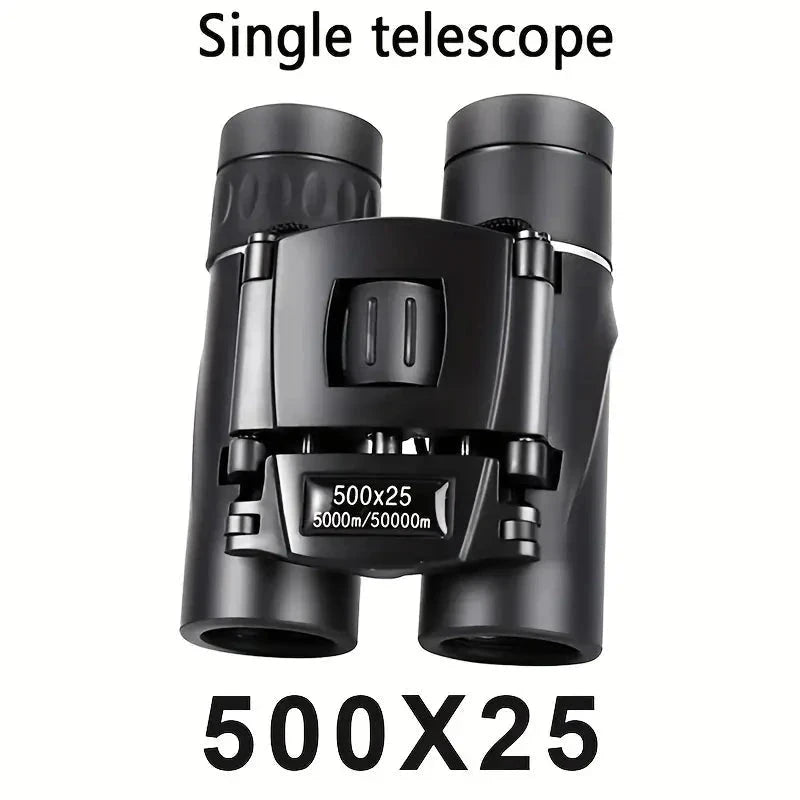 Elektroniktrade 500x25 Kompaktfernglas, Volles Optisches BAK4-Glas mit Tasche Und Aufhängeseil elektroniktrade Switzerland