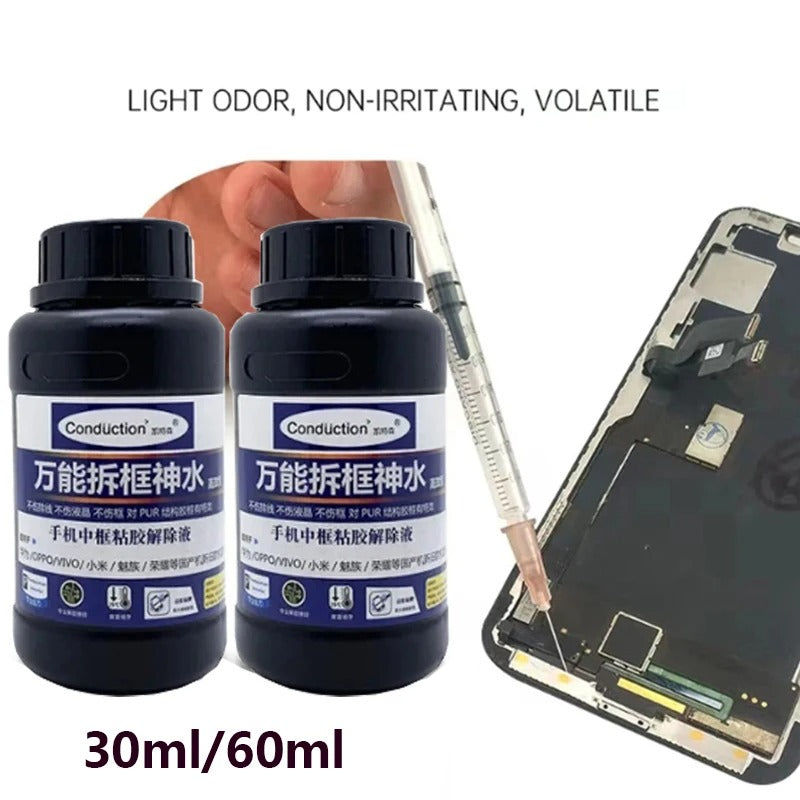 Elektroniktrade 60/30 ml Smartphone Display-/Rahmen-Kleber-Entfernungsflüssigkeit Elektroniktrade Switzerland