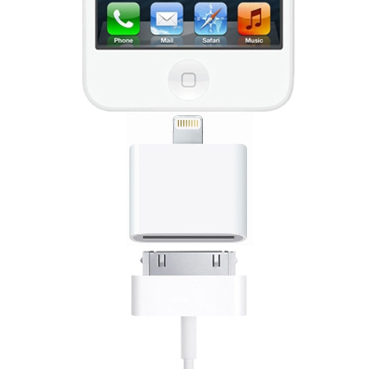 Elektroniktrade 8-Pin-auf-30-Pin-Adapter (weiß) für Apple Geräte Elektroniktrade Switzerland