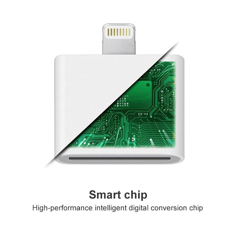 Elektroniktrade 8-Pin-auf-30-Pin-Adapter (weiß) für Apple Geräte Elektroniktrade Switzerland