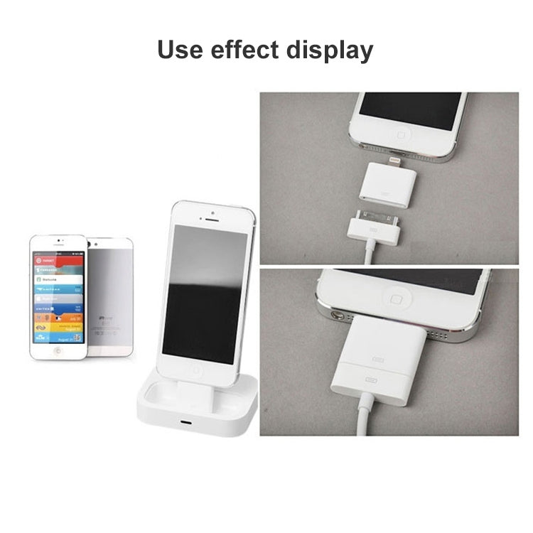 Elektroniktrade 8-Pin-auf-30-Pin-Adapter (weiß) für Apple Geräte Elektroniktrade Switzerland