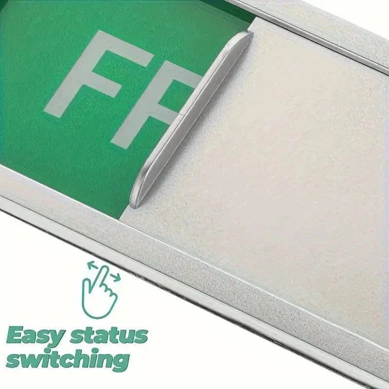 Elektroniktrade Acryl-Privatsphärenschild für Türen - Frei oder Besetzt Silber/ Schwarz Elektroniktrade Switzerland