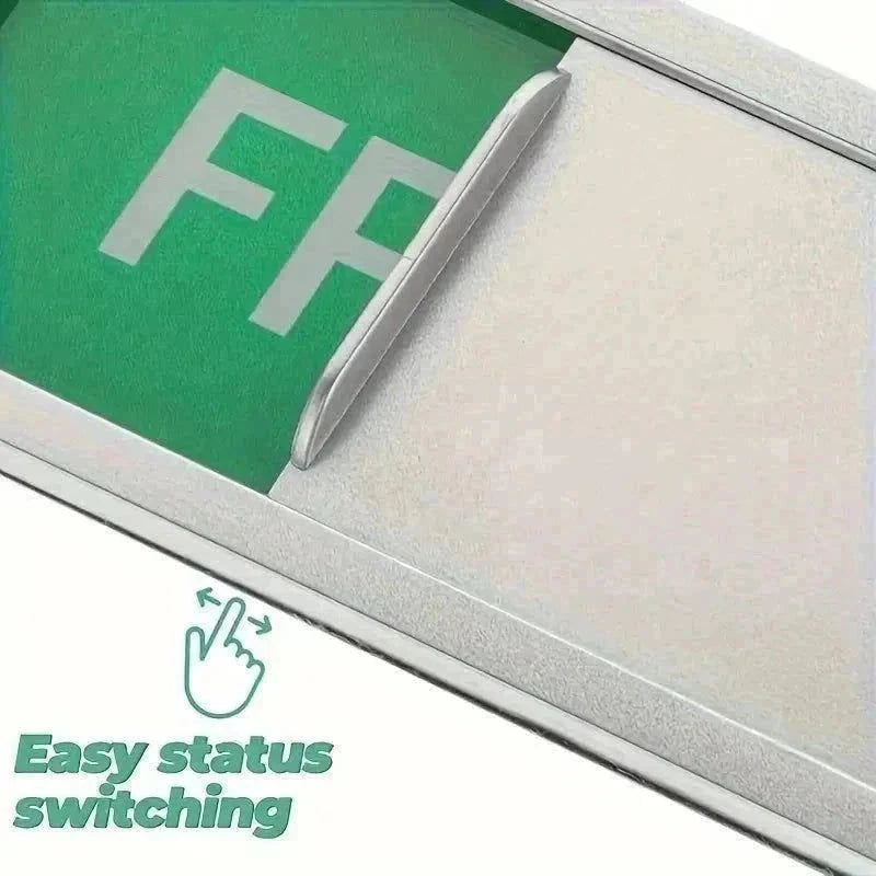 Elektroniktrade Acryl-Privatsphärenschild für Türen - Frei oder Besetzt Silber/ Schwarz elektroniktrade Switzerland