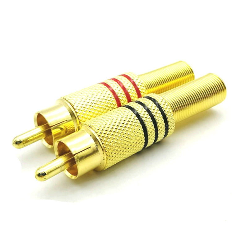 Elektroniktrade Chinch Stecker Vergoldet 1 Paar zum löten elektroniktrade Switzerland