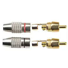 Elektroniktrade Chinch Stecker Vergoldet - Zum verlöten 2 Stk/ 1 Paar Stecker oder Kupplung elektroniktrade Switzerland