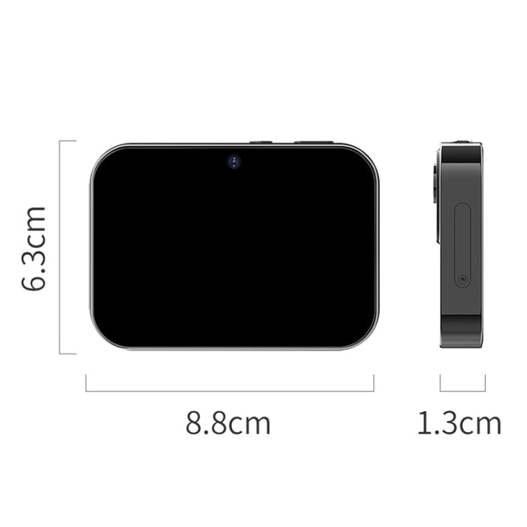 Elektroniktrade D6 CCD HD Digitalkamera Film Musik Smart Kamera Touchscreen Studentenkarte Videorecorder, ohne Speicher, D6 Black, D6 White Elektroniktrade Switzerland