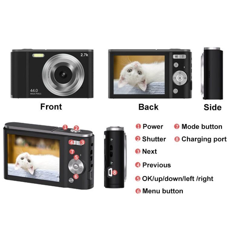 Elektroniktrade DC303A 2,8-Zoll 4K 16X Zoom HD Digitalkamera Mini Kinderfotografiekamera Elektroniktrade Switzerland