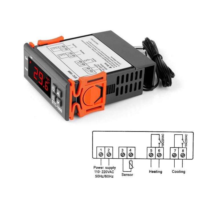 Elektroniktrade Digitaler Temperaturregler LED Temperaturregler Thermostat 12V/220V/24V Elektroniktrade Switzerland