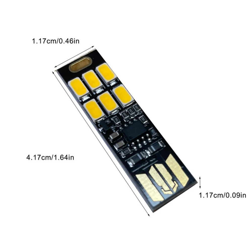 Elektroniktrade Dimmbares USB Led Licht für Smartphones/PC/Powerbanks (Warmweiß) Elektroniktrade Switzerland