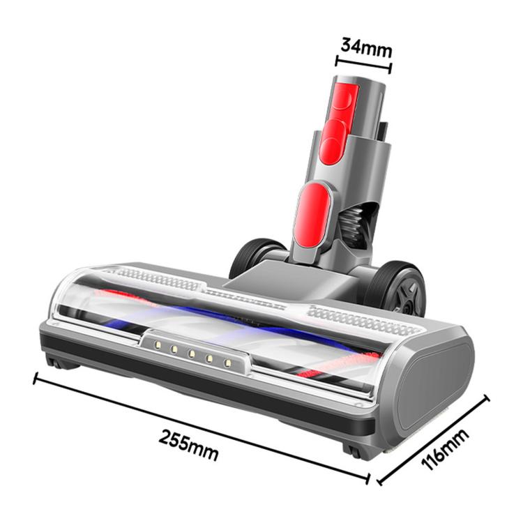 elektroniktrade Direktantrieb-Bodendüse für Dyson V7 / V8 / V10 / V11 / V15 Staubsauger, Bodenbürste mit LED-Scheinwerfern, 18454 elektroniktrade Switzerland