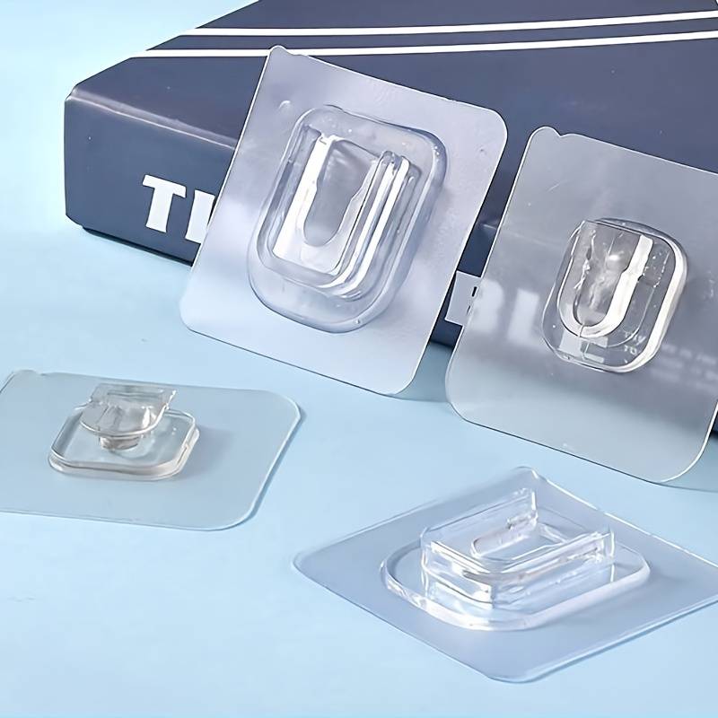 Elektroniktrade Doppelseitig Klebender Wandhaken, Stark Transparent Elektroniktrade Switzerland