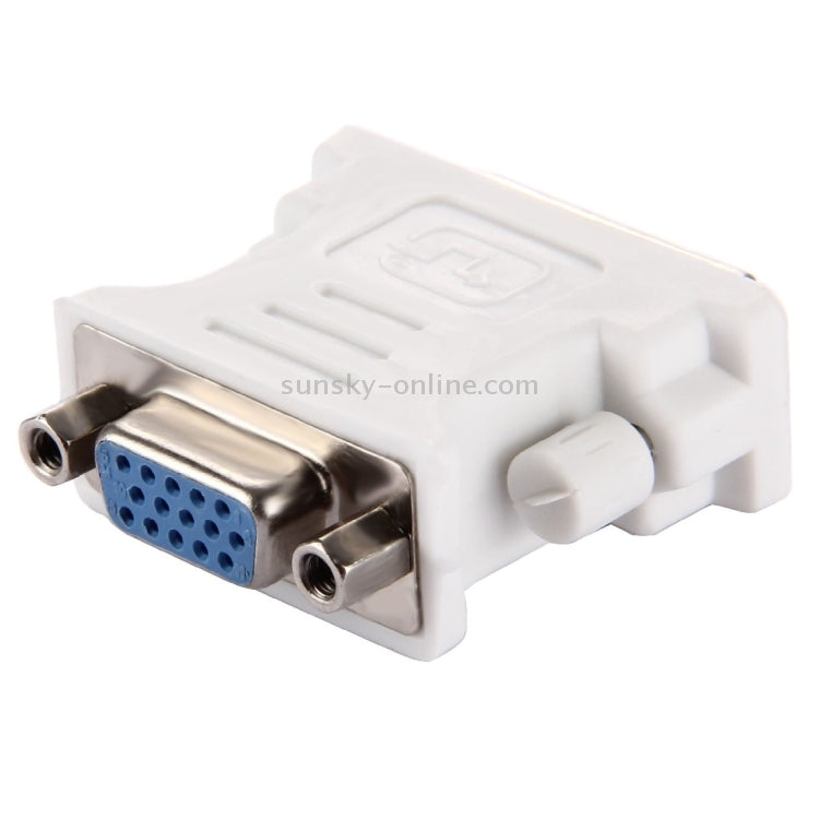 Elektroniktrade DVI 24 + 1 Pin Stecker auf VGA 15Pin Buchse Adapter (weiß) elektroniktrade Switzerland