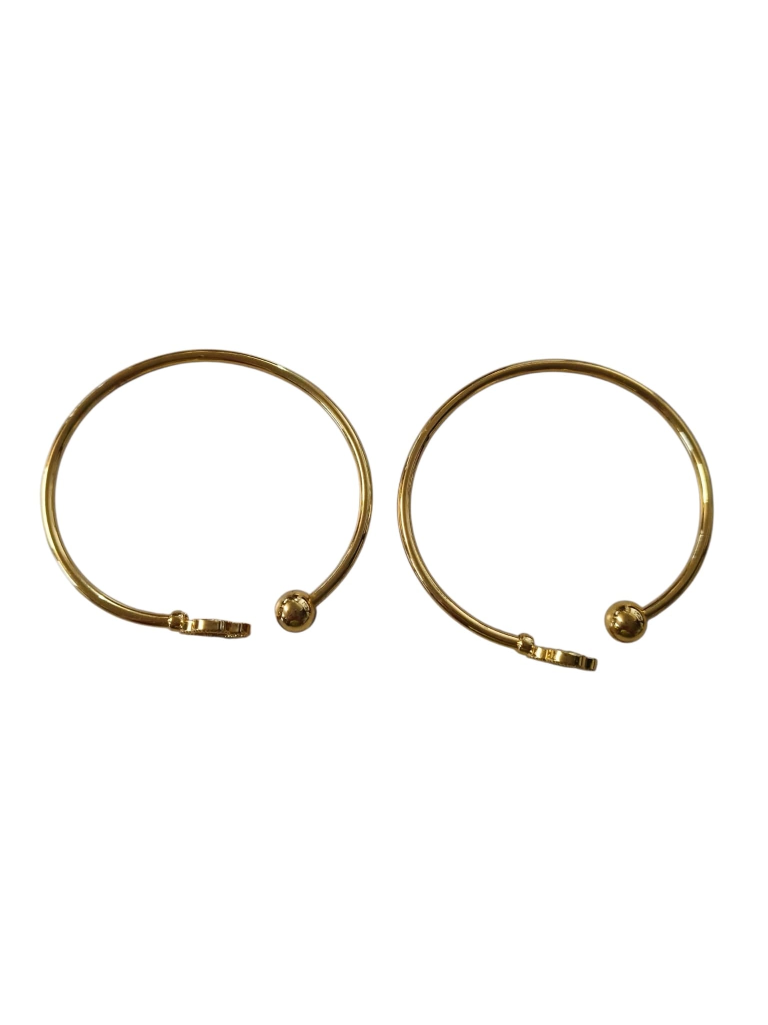 elektroniktrade Elegantes Schmuckset Goldfarben – Halskette mit Ring-Anhänger & Creolen für Damen elektroniktrade Switzerland