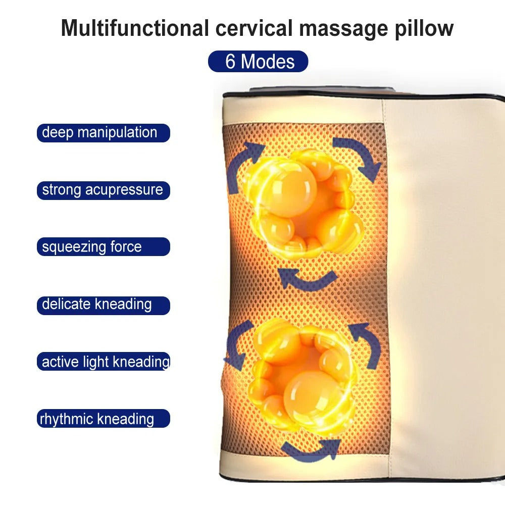 Elektroniktrade Elektrisches Massage Kissen für Hals & Schulter mit Heizung Elektroniktrade Switzerland