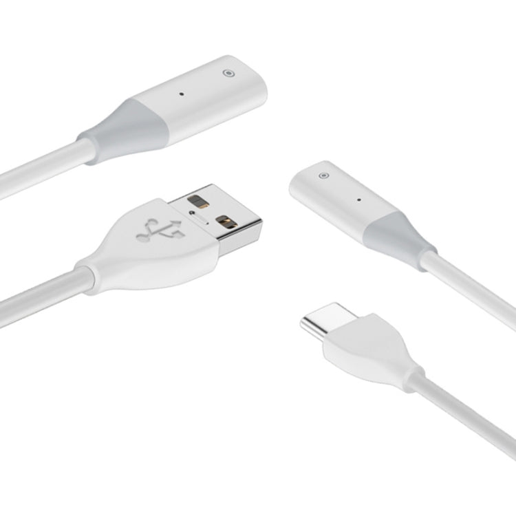 Elektroniktrade Für Apple Pencil 1 USB-C / Typ-C auf Typ-C Stylus-Ladekabel mit Kontrollleuchte 1 m (weiß) Elektroniktrade Switzerland