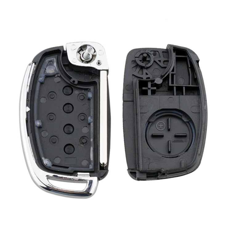 Elektroniktrade Für Hyundai 4-Tasten-Klappautoschlüsselgehäuse mit Metallkante Solaris ix35 ix4 Santa, For Hyundai 4-button Solaris ix35 ix4 Elektroniktrade Switzerland