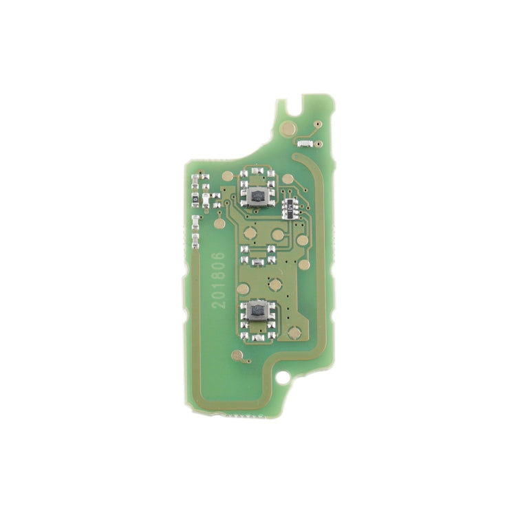 Elektroniktrade Für PEUGEOT 2 Tasten, intelligenter ferngesteuerter Autoschlüssel mit integriertem Chip, Batterie und Halter, ohne Rillen, Frequenz: 433 MHz, 2 Buttons without Grooved Elektroniktrade Switzerland