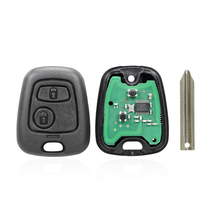 Elektroniktrade Für Peugeot 206 433 MHz 2 Tasten Intelligente Fernbedienung Autoschlüssel, NE78, SX9 elektroniktrade Switzerland