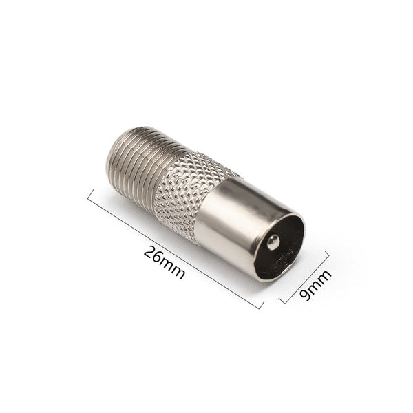Elektroniktrade F-Typ Koaxialbuchse zu RF TV Antenne Stecker Adapter elektroniktrade Switzerland