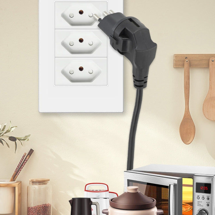 Elektroniktrade Fix Adapter SchuKo Konturenstecker – T12 schwarz Elektroniktrade Switzerland